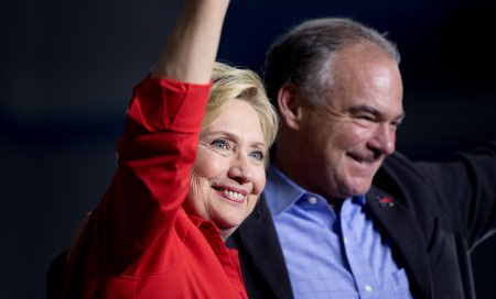 Kaine: Clinton será 